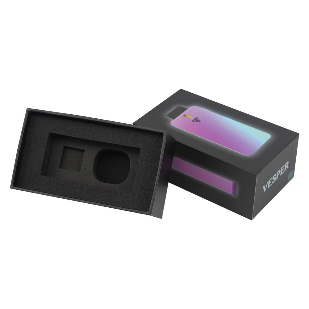 Two-Piece Lid and Base Box for Moisturizer with Foil Stamping - Custom Packaging Solutions