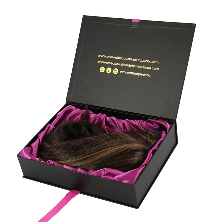 Custom Recyclable Book-Style Box for Skincare Sets with Ribbon Tie Closure | Eco-Friendly Packaging