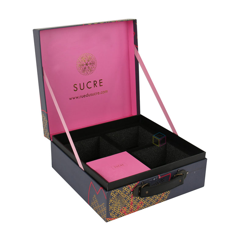 Custom-Sized Two-Piece Book-Style Box for Moisturizer and Toner Sets | Eco-Friendly Packaging