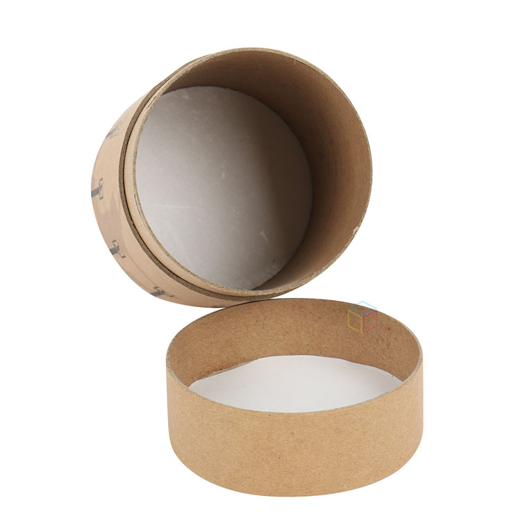 Custom Cylindrical Kraft Perfume & Incense Sticks Packaging Box with Logo - Eco-Friendly Kraft Paper Box with Lid