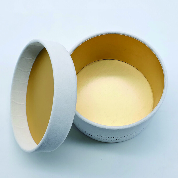 Wholesale Suede Luxury Round Empty Flower Velvet Box for Rose Packing | Skincare Cardboard Round Paper Tube Packaging Box