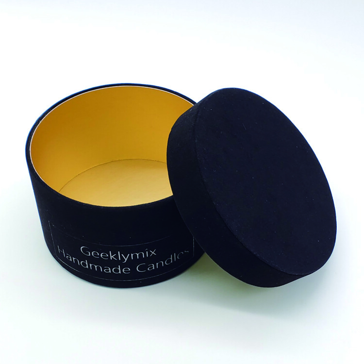 Luxury Black Recycled Magnet Rigid Cardboard Cosmetics Skincare Gift Boxes | Custom Logo CMYK Printed Packaging Shoe Paper Box