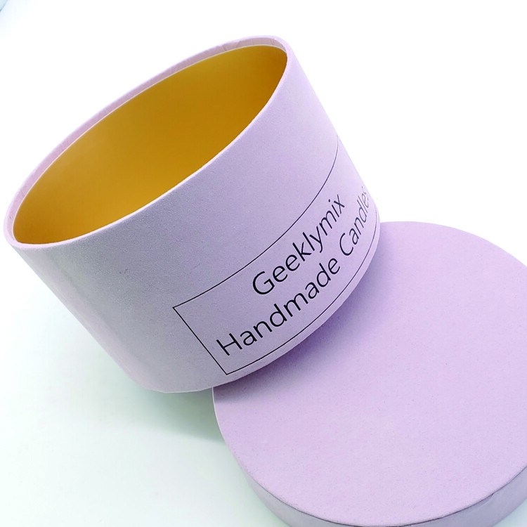 Wholesale Suede Luxury Round Empty Flower Velvet Box for Rose Packing & Skincare Cardboard Packaging | Custom OEM Service