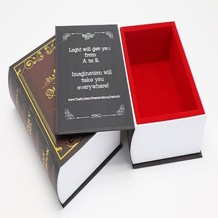 Luxury Book Storage Box | Home Decor Nail Tips Packaging | Decorative Brand Nails Box