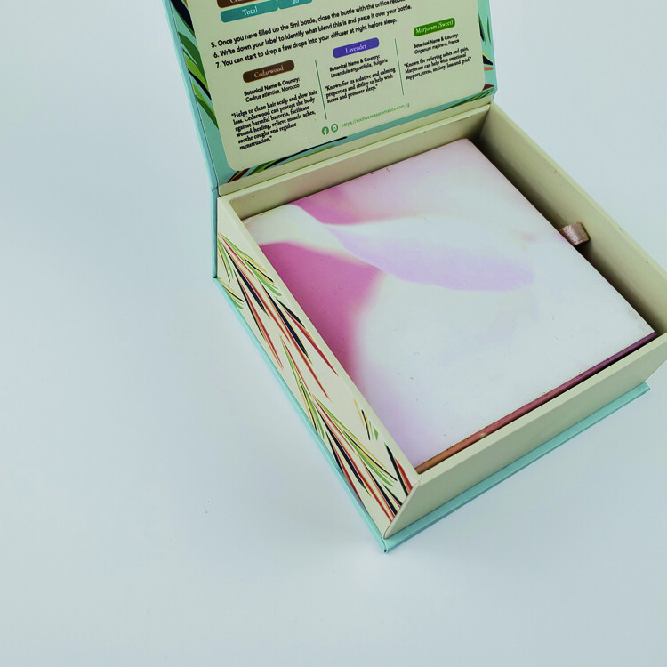 Glossy Custom Luxury Matt Printing White Blue Foldable Magnetic Paper Gift Box With Closure | Premium Packaging Solution