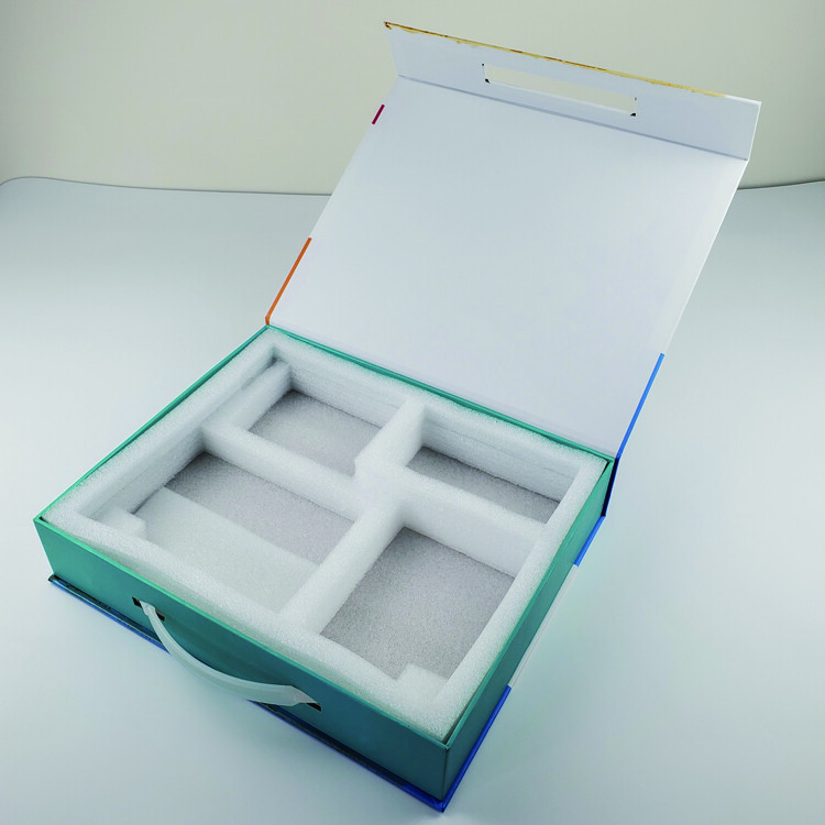 Custom Size Linen Wedding Photo Album Box with Magnet Closure | Rigid Cardboard Packaging