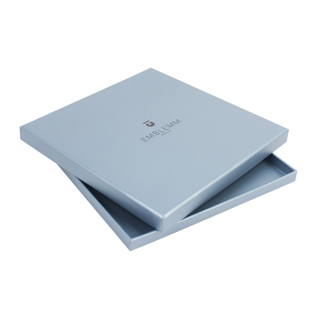 Recyclable Festival Gift Packaging Cardboard Luxury Lift Off Lid Rigid Box With Custom Logo | Eco-Friendly Customizable Packaging