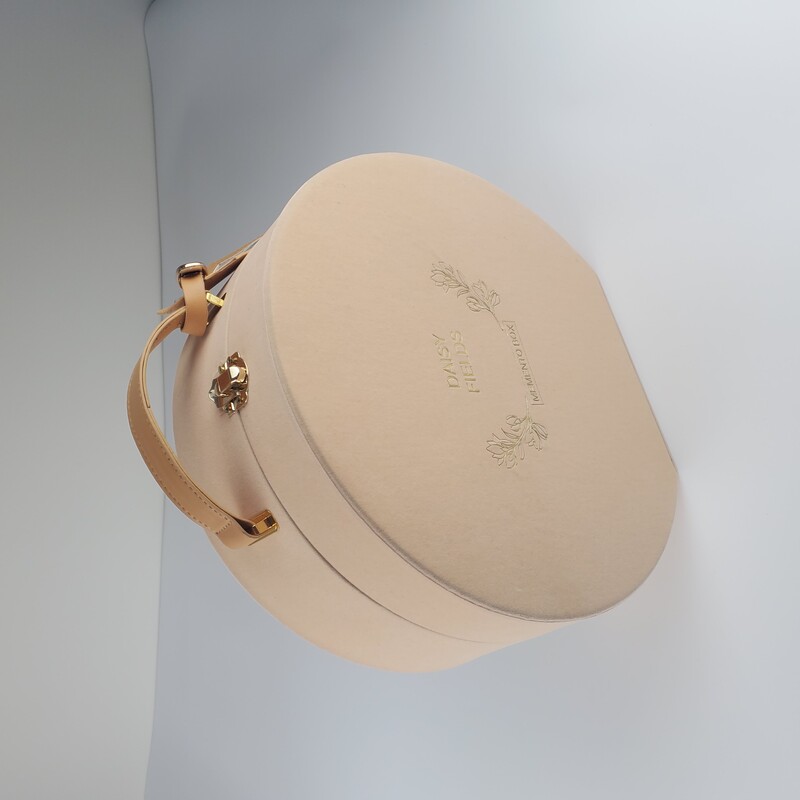 Premium Paper Tube Box with Metal Lid | Luxury Pink Gift Packaging | Eco-Friendly & Stylish Design