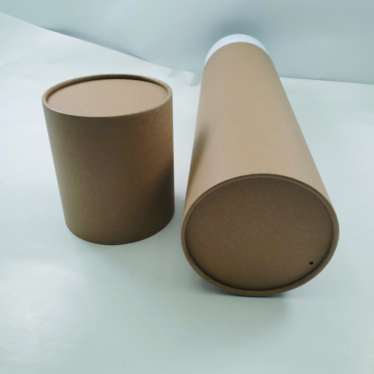 Eco-Friendly Round Paper Tube Box with Ribbon | Sustainable Pink Gift Packaging for Brands