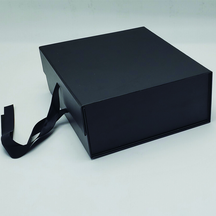 Sturdy Matte Skincare Packaging Boxes with Ribbon | Eco-Friendly Custom Design for Promotional Use