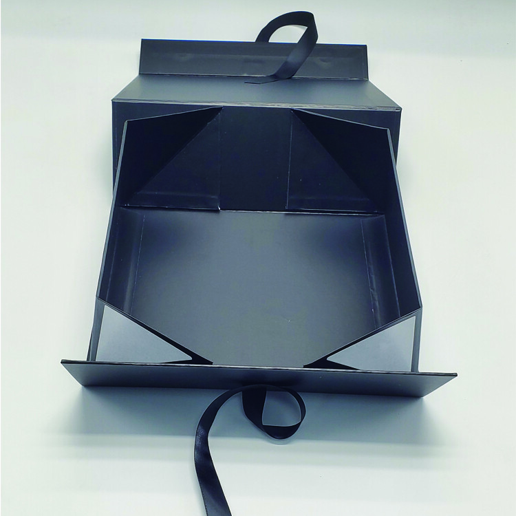 Sturdy Matte Skincare Packaging Boxes with Ribbon | Eco-Friendly Custom Design for Promotional Use