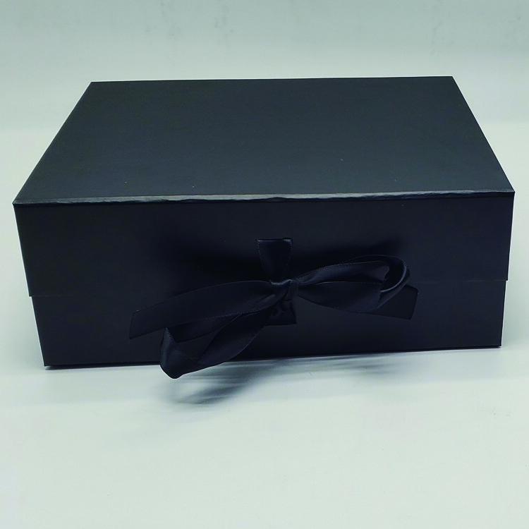 Sturdy Matte Skincare Packaging Boxes with Ribbon | Eco-Friendly Custom Design for Promotional Use