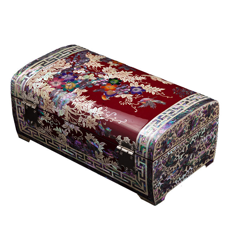 Advanced Custom Lacquerware Wedding Gift Jewelry Box - Wooden Princess European Jewelry Storage Box