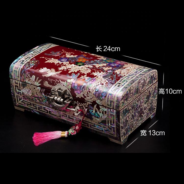 Advanced Custom Lacquerware Wedding Gift Jewelry Box - Wooden Princess European Jewelry Storage Box