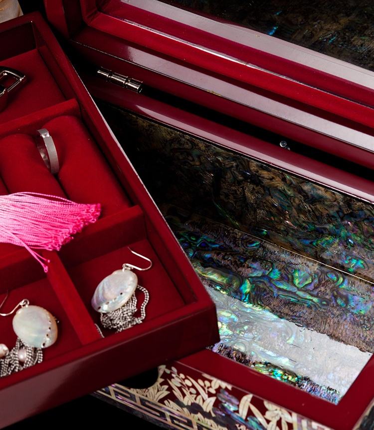 Advanced Custom Lacquerware Wedding Gift Jewelry Box - Wooden Princess European Jewelry Storage Box