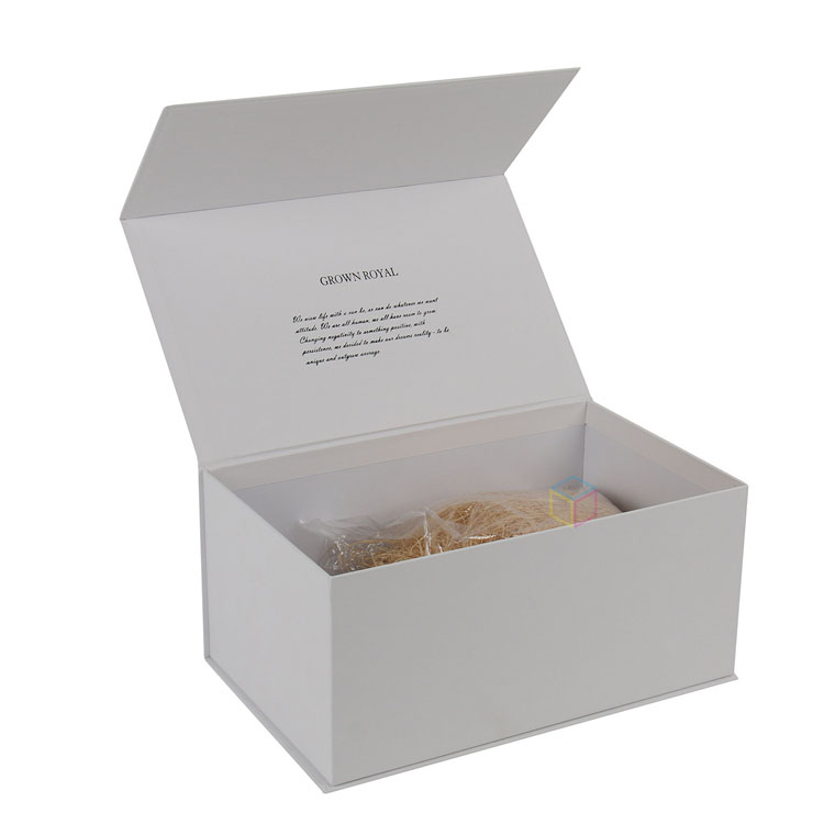 Keepsake Paper Christmas Gift Box | Personalized Baby Paperboard Packaging | Magnetic Book Boxes