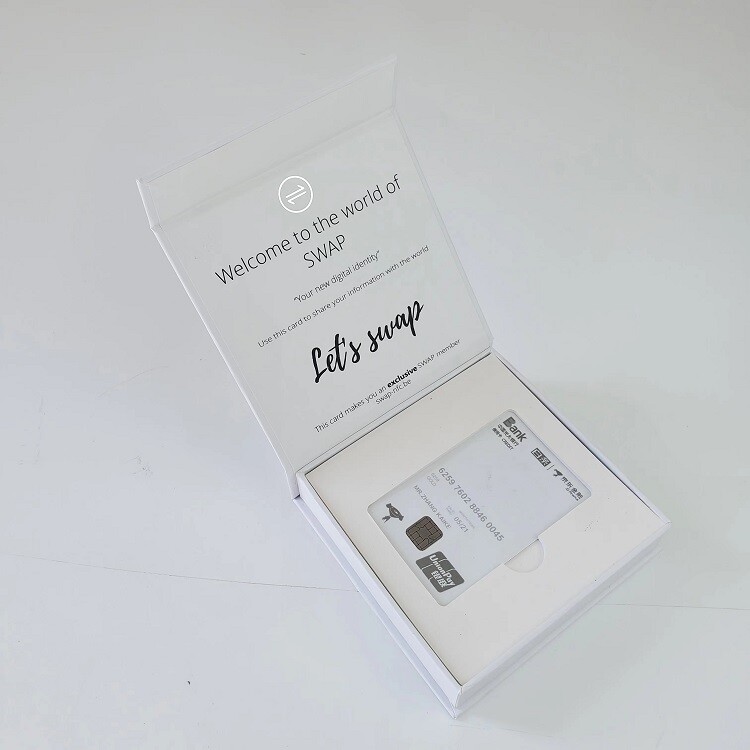 Luxury Black Bank Credit Gift Cards Package Member VIP Card Cardboard Rigid Paper Boxes | Custom Design & Eco-Friendly