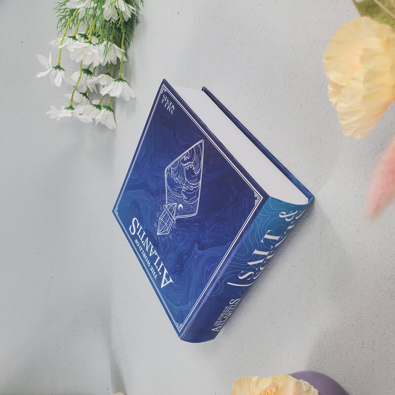 Top Sponsor Listing Modern Home Fake Faux Decor Book Stack | Luxury Blue Velvet & Gold Foil Candle Holders | Eco-Friendly Packaging