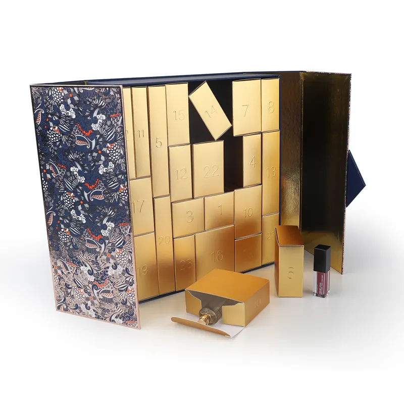 Custom Luxury Christmas Packaging Gift Box | Hot Selling Empty Advent Calendar Box | Premium Quality & Design