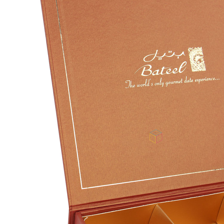 Customize Luxury Magnetic Closure Valentines Sweet Candy Dates Gift Box | Elegant Design & Eco-Friendly