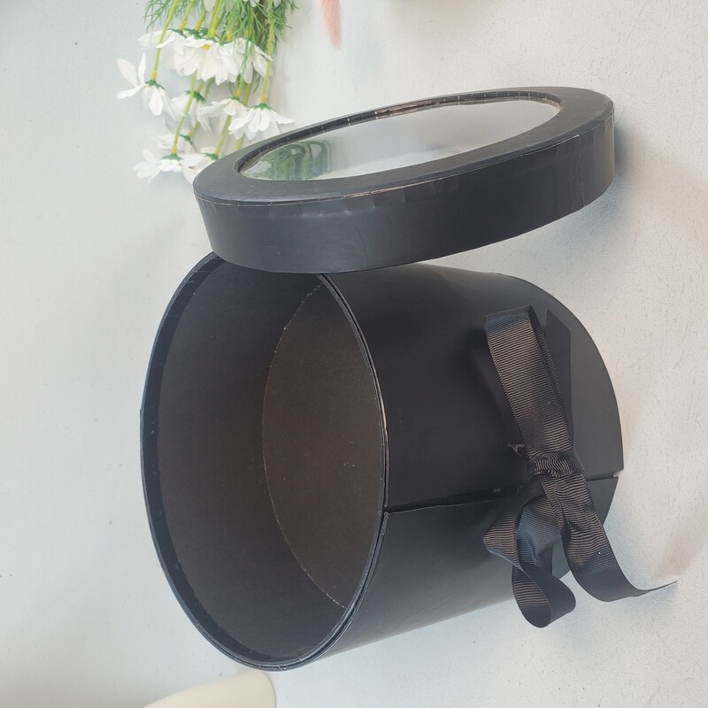 Guangdong Customized Colorful Cardboard Paper Round Flower Gift Box | Eco-Friendly Packaging