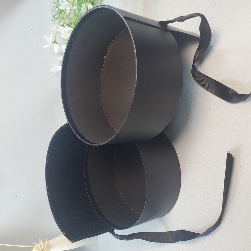 Guangdong Customized Colorful Cardboard Paper Round Flower Gift Box | Eco-Friendly Packaging