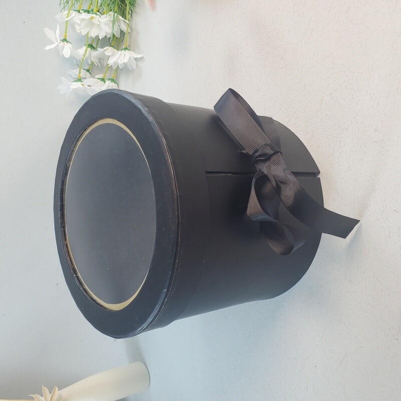 Guangdong Customized Colorful Cardboard Paper Round Flower Gift Box | Eco-Friendly Packaging