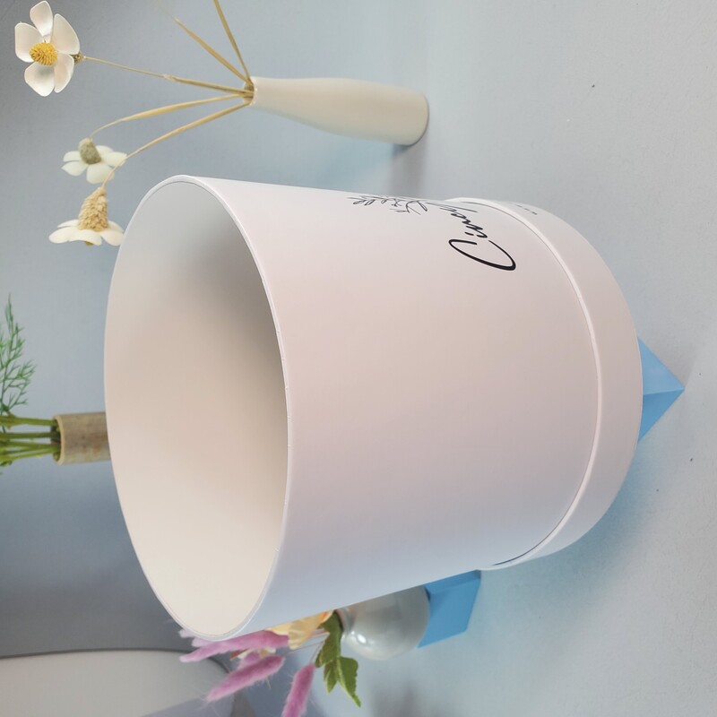 Guangdong Luxury Empty Flower Gift Box Round Boxes with PVC Window & Ribbon - Eco-Friendly Custom Packaging