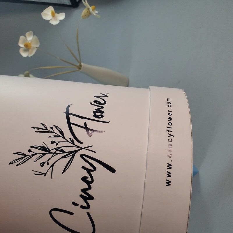 Guangdong Luxury Empty Flower Gift Box Round Boxes with PVC Window & Ribbon - Eco-Friendly Custom Packaging