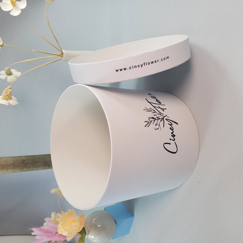 Guangdong Luxury Empty Flower Gift Box Round Boxes with PVC Window & Ribbon - Eco-Friendly Custom Packaging