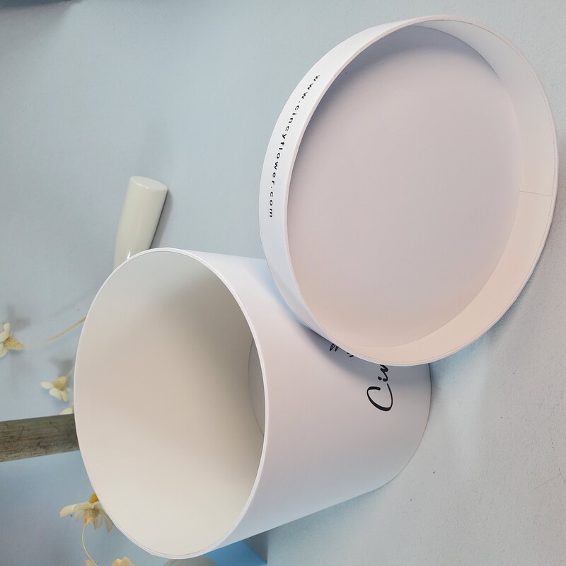 Guangdong Luxury Empty Flower Gift Box Round Boxes with PVC Window & Ribbon - Eco-Friendly Custom Packaging