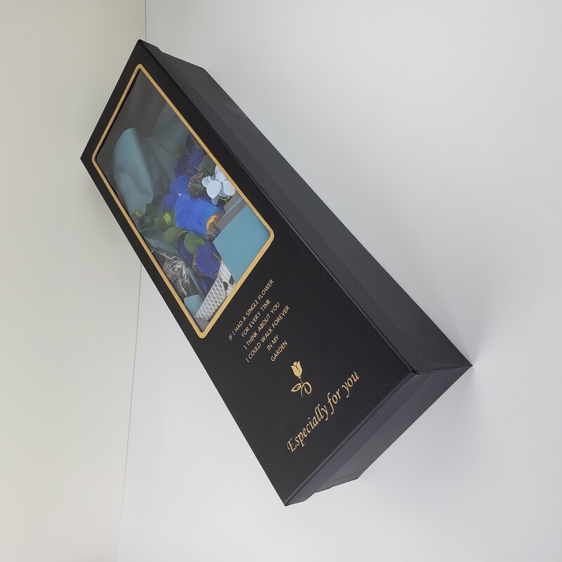 Luxury Bouquet Packaging Bag & Rose Flower Box | Custom Preserved Rose Paper Box