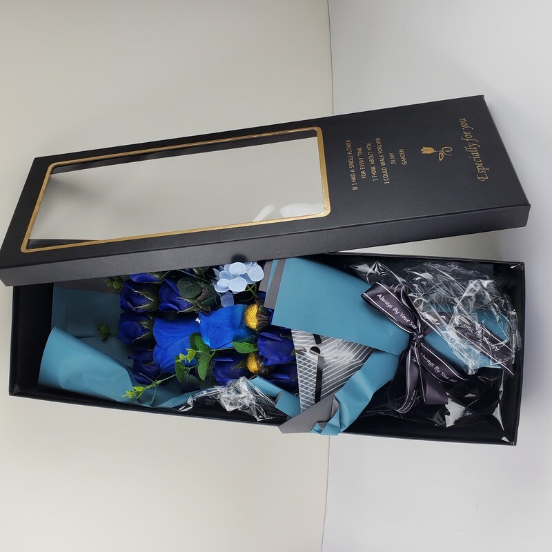 Luxury Bouquet Packaging Bag & Rose Flower Box | Custom Preserved Rose Paper Box