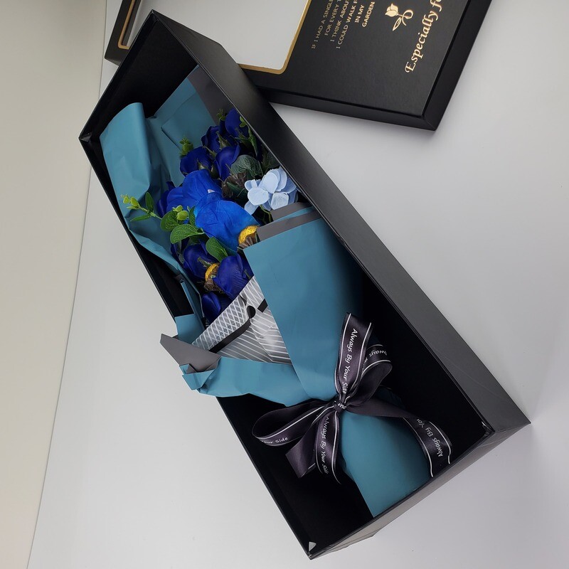 Luxury Bouquet Packaging Bag & Rose Flower Box | Custom Preserved Rose Paper Box