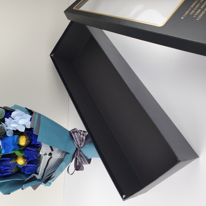 Luxury Bouquet Packaging Bag & Rose Flower Box | Custom Preserved Rose Paper Box
