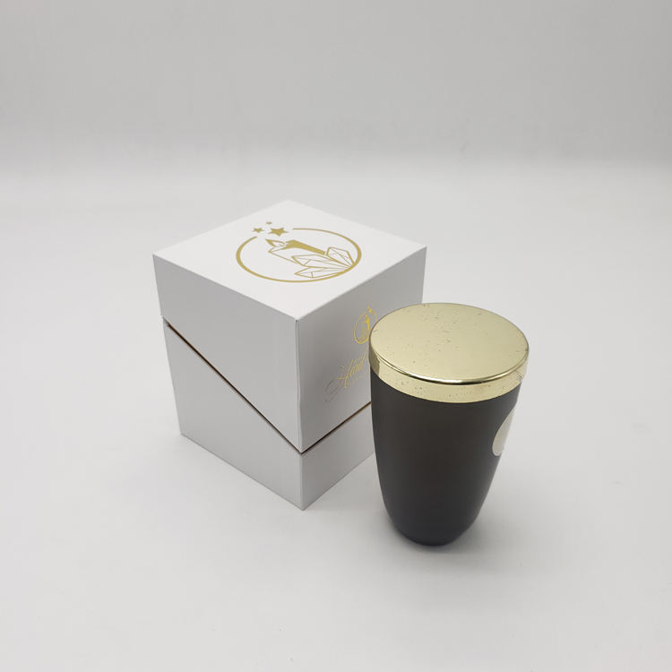 10x10x10 Luxury Candle Gift Box with Foam Insert for 8oz Pink Candles | Custom Elegant Packaging