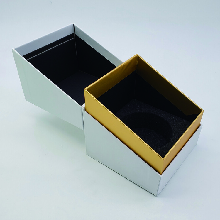 10x10x10 Luxury Candle Gift Box with Foam Insert for 8oz Pink Candles | Custom Elegant Packaging