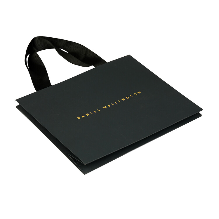Customized Size Tote Art Gift Paper Package Bags with Ribbon | Eco-Friendly & Durable