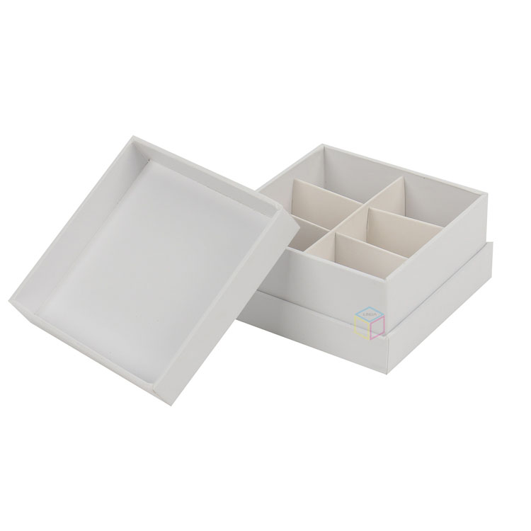 Custom 9/16/24 Grid Transparent Chocolate Box with Clear Window - Homemade 2 Pieces Chocolate Gift Box | Eco-Friendly Packaging