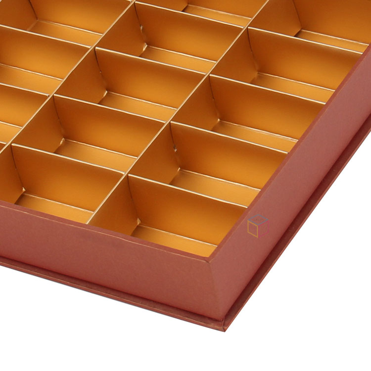 Custom Magnet Paper Boxes for Chocolate Truffle with Inner Tray Cushion Pads | Eco-Friendly Chocolate Box Packaging