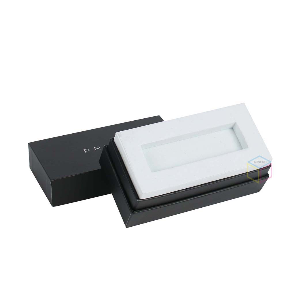 Custom Black Color Paper Cardboard Packaging Lid and Base Gift Boxes | Luxury Chocolate Box Packaging