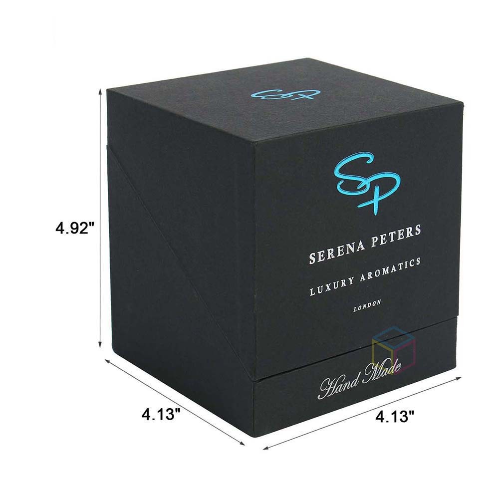Custom Magnetic Gift Box for Candle Jar | Foldable Magnetic Packaging Box with Paper Insert | OEM Candle Box