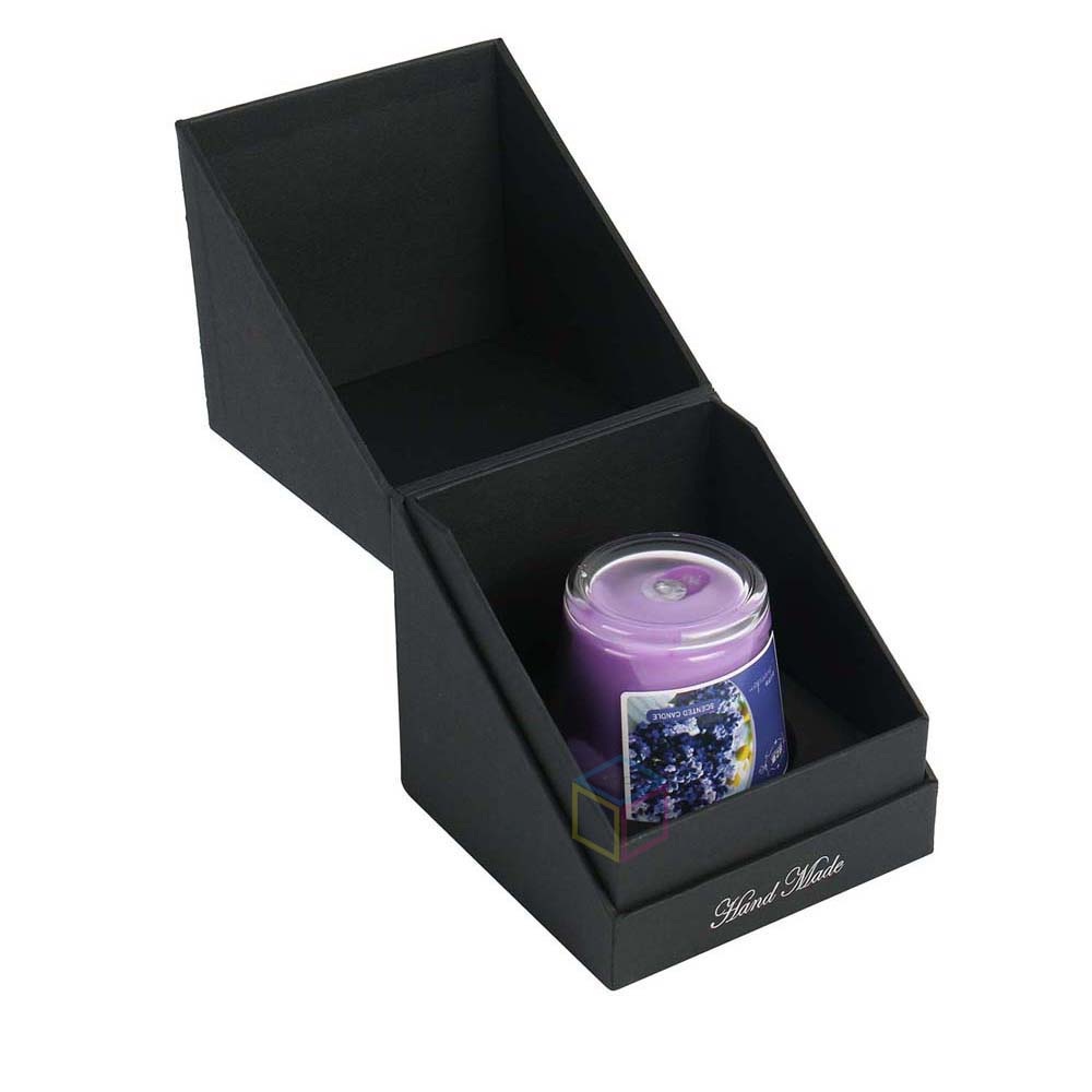 Custom Magnetic Gift Box for Candle Jar | Foldable Magnetic Packaging Box with Paper Insert | OEM Candle Box