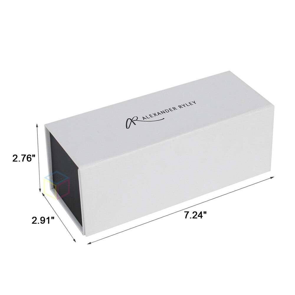 Custom 8x8x4 Inches Luxury Black Magnetic Gift Box | Hard Rigid Cardboard Packaging | OEM Candle Box