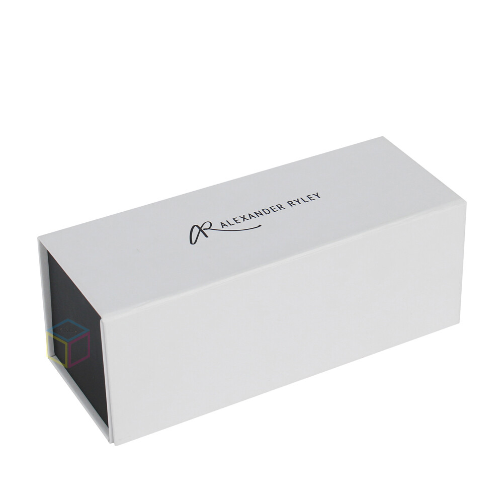 Custom 8x8x4 Inches Luxury Black Magnetic Gift Box | Hard Rigid Cardboard Packaging | OEM Candle Box
