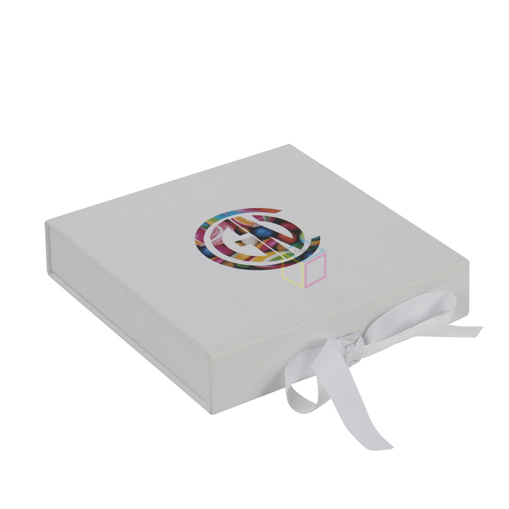 Custom 8x8x4 Inches Luxury Black Magnetic Gift Box | Hard Rigid Cardboard Packaging | OEM Candle Box