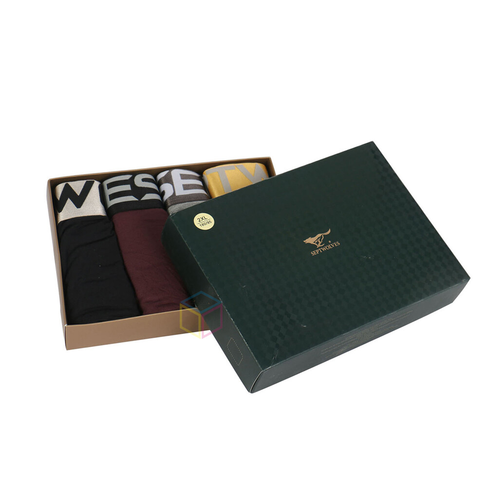 Custom Luxury Magnetic Gift Boxes for Men Underwear, Socks & Bra Storage | Foldable Recyclable Cardboard Organizers