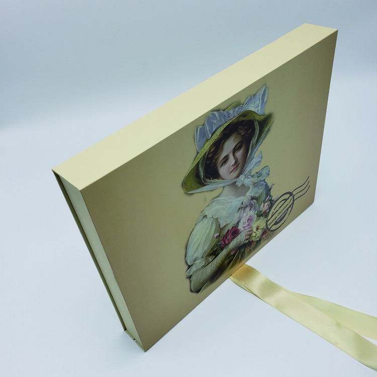 Custom 20x7x4 Dessert Chocolate Gift Box | Double Door Magnetic Chocolate Bonbon Box | OEM Packaging