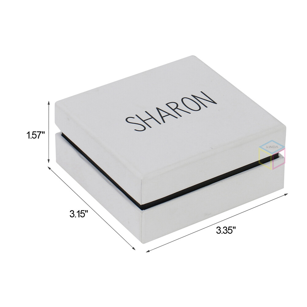 Custom Black Cardboard Jewelry Gift Packaging Drawer Box with Ribbon | OEM Eco-Friendly Luxury Box