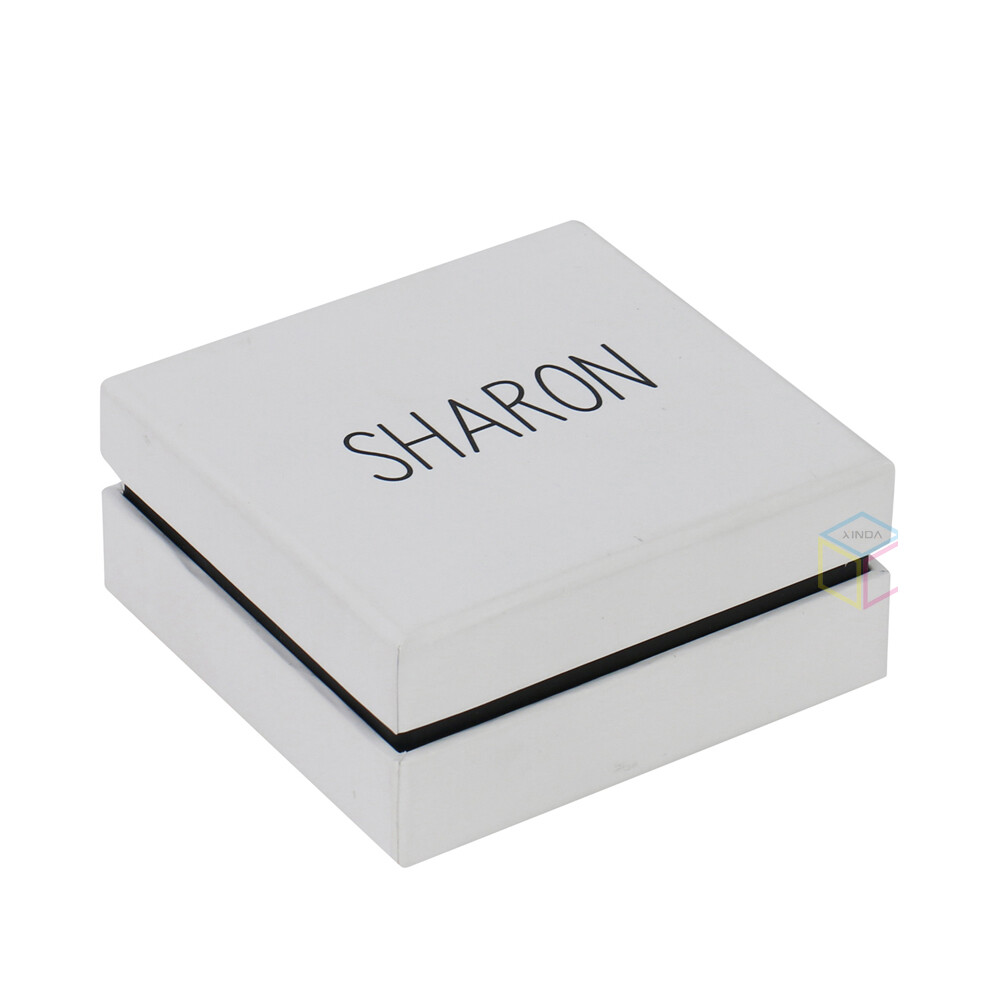 Custom Black Cardboard Jewelry Gift Packaging Drawer Box with Ribbon | OEM Eco-Friendly Luxury Box